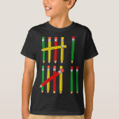 Funny 67 Tally Marks Math For Teachers Students Si T-shirt (Voorkant)