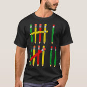 Funny 67 Tally Marks Math For Teachers Students Si T-shirt (Voorkant)