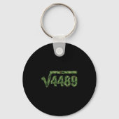 Funny 67 Trendy Square Root 4489 Camo Tee Sleutelhanger (Voorkant)