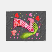 Funny 67 Valentine Meme Couple Matching Love  Fleece Deken (Voorkant (Horizontaal))