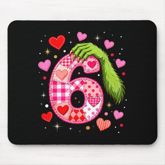 Funny 67 Valentine Meme Couple Matching Love Muismat (Voorkant)