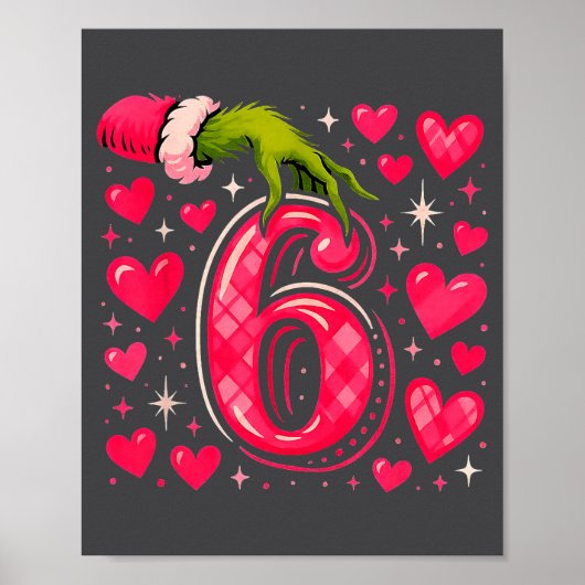 Funny 67 Valentine Meme Couple Matching Love  Poster (Voorkant)
