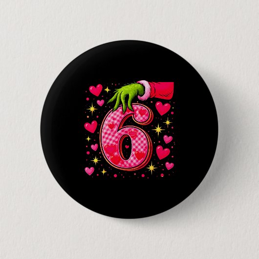 Funny 67 Valentine Meme Couple Matching Love  Ronde Button 5,7 Cm (Voorkant)