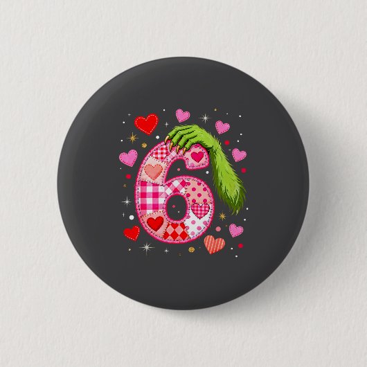 Funny 67 Valentine Meme Couple Matching Love  Ronde Button 5,7 Cm (Voorkant)