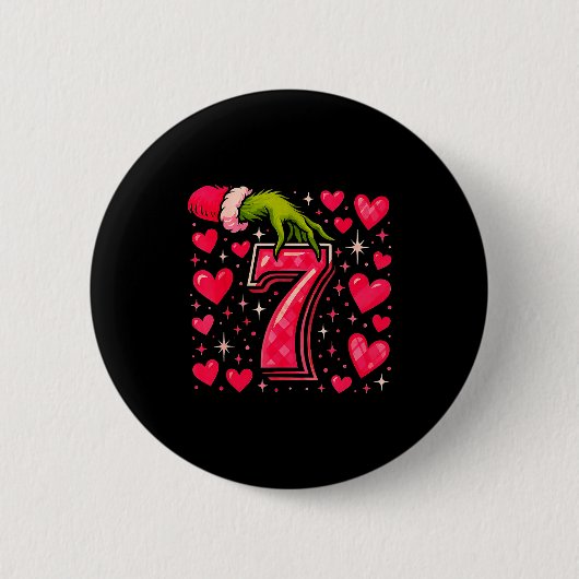 Funny 67 Valentine Meme Couple Matching Love  Ronde Button 5,7 Cm (Voorkant)