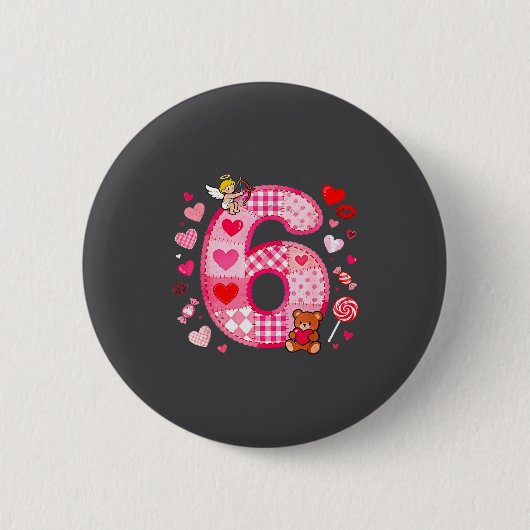 Funny 67 Valentine Meme Couple Matching Love  Ronde Button 5,7 Cm (Voorkant)