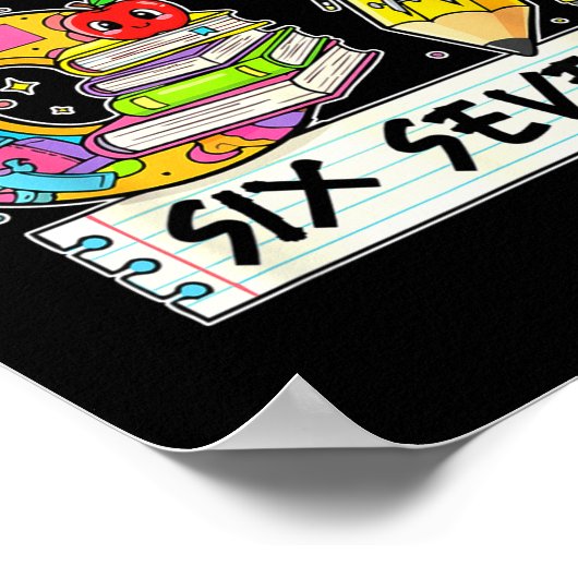 Funny 67th Day Of School, Vibes Funny Six Seven 67 Poster (Hoek)