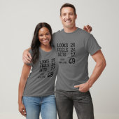 Funny 69th Birthday Gift 69 Years old Born in 1951 T-shirt (Unisex)