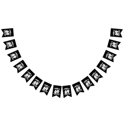 Funny 69th Birthday Quote Sarcastic 69 Year Old Vlaggetjes (Alle)