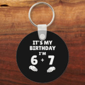 Funny 6 7 13th Birthday - 13th Birthday Six Seven  Sleutelhanger (Voorkant)