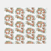 Funny 6-7 Brainrot Teen Meme Kids Christmas Fleece Deken (Voorkant (Horizontaal))