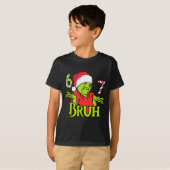 Funny 6 7 Bruh Merry Christmas Santa 67 Meme Men W T-shirt (Voorkant volledig)
