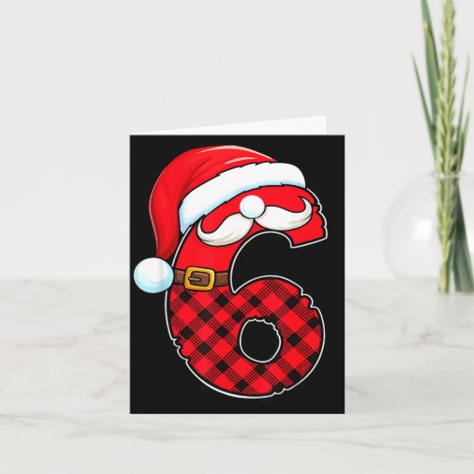 Funny 6 7 Couples Christmas Costume Matching Outfi Kaart (Voorkant)