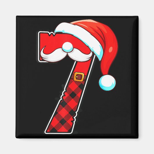 Funny 6 7 Couples Christmas Costume Matching Outfi Magneet (Voorkant)