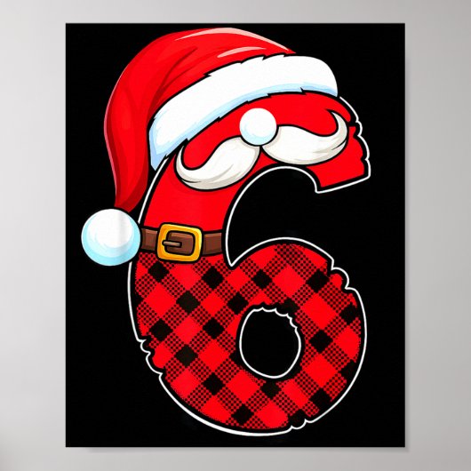 Funny 6 7 Couples Christmas Costume Matching Outfi Poster (Voorkant)