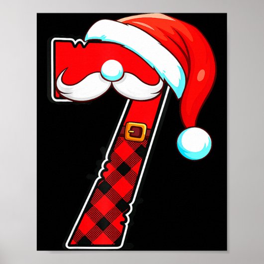 Funny 6 7 Couples Christmas Costume Matching Outfi Poster (Voorkant)