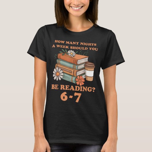 Funny 6-7 Englieacher 67 Meme Reading T-shirt (Voorkant)