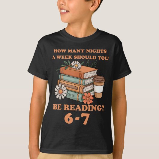Funny 6-7 Englieacher 67 Meme Reading  T-shirt (Voorkant)