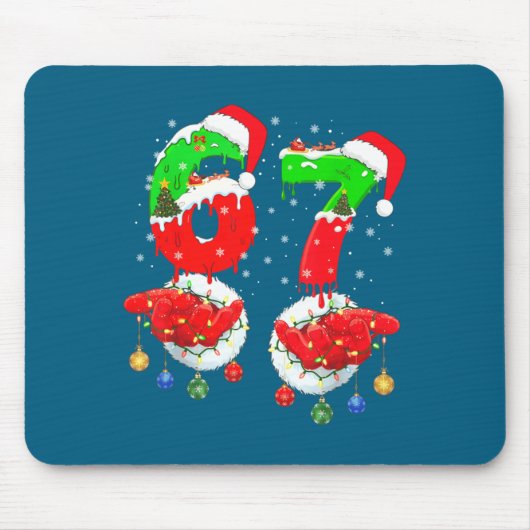 Funny 6 7 Meme 67 Gen Alpha 6 7 Hands Family Kids  Muismat (Voorkant)