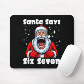 Funny 6 7 Meme Big Mouth Boy Santa Claus Says Merr Muismat (Met muis)