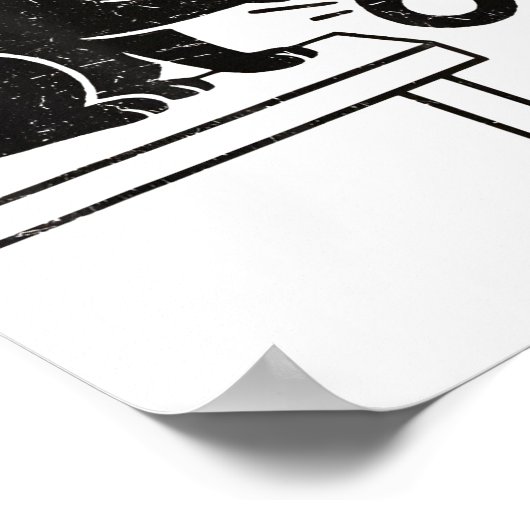 Funny 6 7 Meme Cat Knocking Off 67  Poster (Hoek)