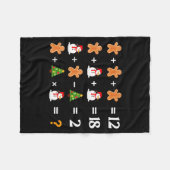 Funny 6 7 Meme Christmas Order Of Operations Math Fleece Deken (Voorkant (Horizontaal))