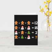 Funny 6 7 Meme Christmas Order Of Operations Math  Kaart (Gele Bloem)