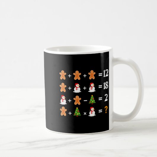 Funny 6 7 Meme Christmas Order Of Operations Math Koffiemok (Rechts)