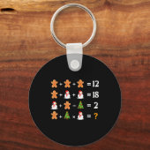 Funny 6 7 Meme Christmas Order Of Operations Math Sleutelhanger (Voorkant)