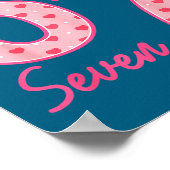 Funny 6 7 Meme Heart Gen Alpha Six Seven 67 Valent Poster (Hoek)