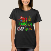 Funny 6-7 Meme Nice Naughty 67 Christmas Brain Rot T-shirt (Voorkant)
