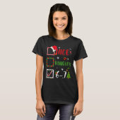 Funny 6-7 Meme Nice Naughty 67 Christmas Brain Rot T-shirt (Voorkant volledig)