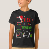 Funny 6-7 Meme Nice Naughty 67 Christmas Brain Rot T-shirt (Voorkant)
