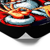 Funny 6 7 Meme Santa Christmas Men And Boys  Poster (Hoek)