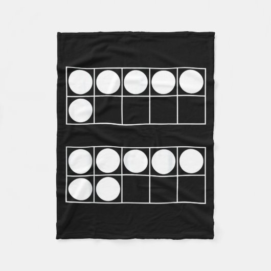 Funny 6 7 Number Math Teachers Students Six Seven Fleece Deken (Voorkant)