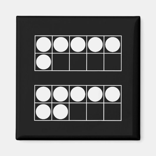 Funny 6 7 Number Teachers Students Six Seven Meme  Magneet (Voorkant)