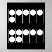 Funny 6 7 Number Teachers Students Six Seven Meme Poster (Voorkant)