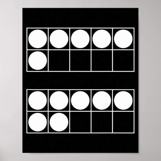 Funny 6 7 Number Teachers Students Six Seven Meme  Poster (Voorkant)