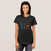 Funny 6 7 Periodic Table Carbon Nitrogen Humor  T-shirt (Voorkant volledig)