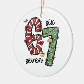 Funny 6 7  Santa Squad Sixty Seven Christmas Keramisch Ornament (Links)