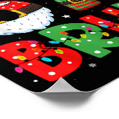 Funny 6 7 Six Seven Bruh Meme Christmas Santa Elf  Poster (Hoek)