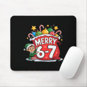 Funny 6 7 Six Seven Meme Christmas Women Men Kids Muismat (Met muis)