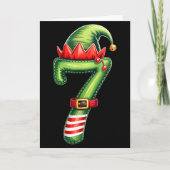 Funny 6 7 Six Seven Meme Couple Matching Christmas Kaart (Voorkant)