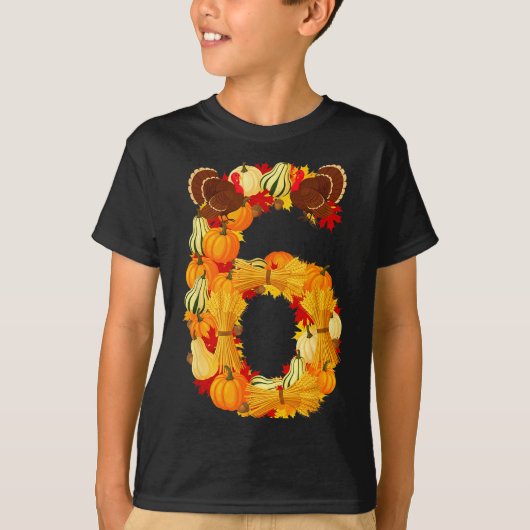 Funny 6 7 Six Seven Meme Couple Thanksgiving Turke T-shirt (Voorkant)