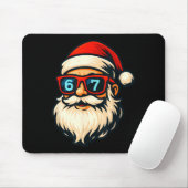 Funny 6 7 Six Seven Meme Santa Face Christmas Men  Muismat (Met muis)