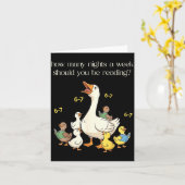 Funny 6 7 Six Seven Reading For Teacher Kids Book Kaart (Gele Bloem)