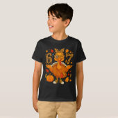 Funny 6 7 Thanksgiving Leopard Bow Turkey Six Seve T-shirt (Voorkant volledig)