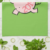 Funny 6 Cartoon Pig. 2019 Kitchen Towel Theedoek (Gevouwen)