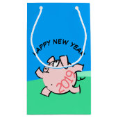 Funny 6 Cartoon Pig 2019 Landschap S Gift B Klein Cadeauzakje (Achterkant)