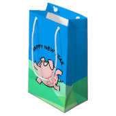 Funny 6 Cartoon Pig 2019 Landschap S Gift B Klein Cadeauzakje (Voorkant Gekanteld)